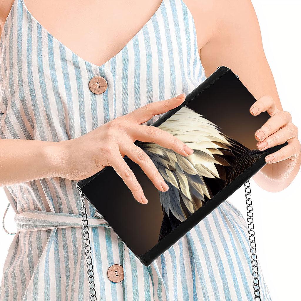 American Bald Eagle Women's Wallet Clutch - Digital Art Clutch for Women - Cool Graphic Women's Wallet Clutch