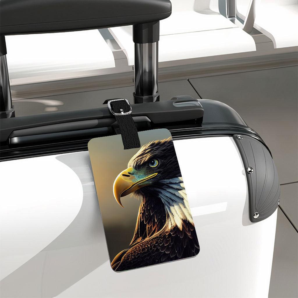 American Eagle Luggage Tag - Best Design Travel Bag Tag - Cool Design Luggage Tag