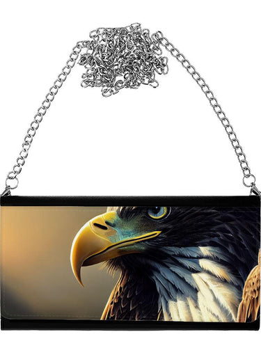 American Eagle Women's Wallet Clutch - Best Design Clutch for Women - Cool Design Women's Wallet Clutch