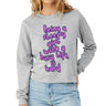 Being a Sleepy Girl Pullover Sweatshirt - Cool Design Women's Sweatshirt - Best Print Sweatshirt