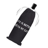 Cat Lover Wine Tote Bag - Cat Themed Wine Tote Bag - Cool Wine Tote Bag