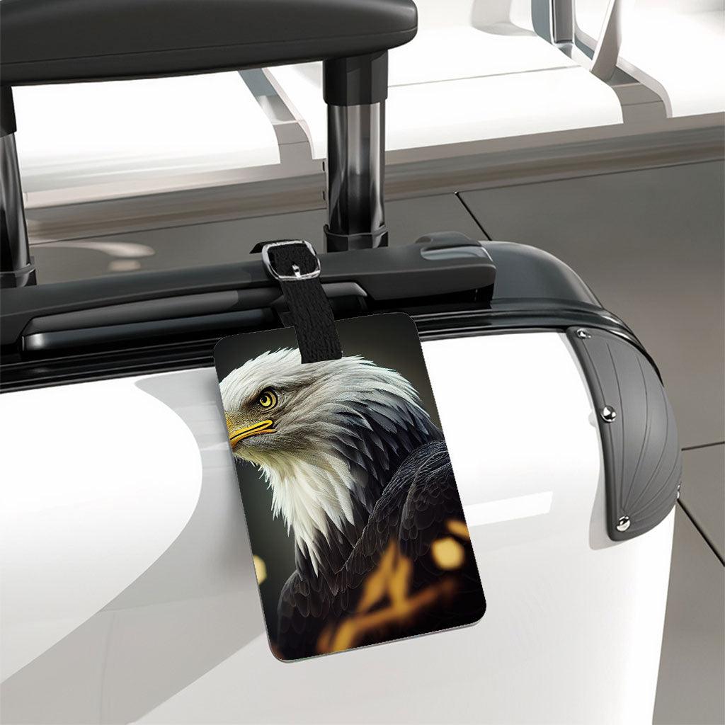 Eagle Design Luggage Tag - Cool Print Travel Bag Tag - Best Design Luggage Tag