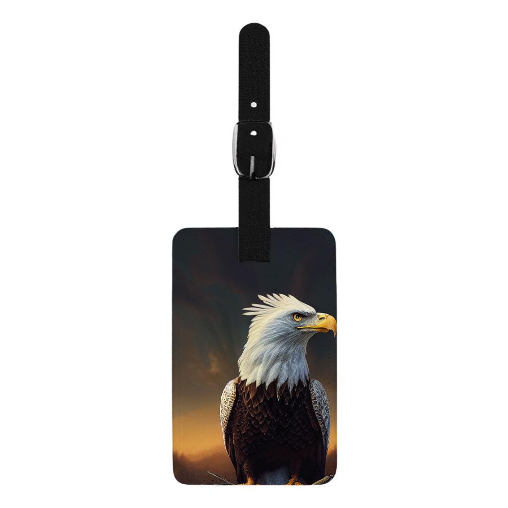 Eagle Head Luggage Tag - American Travel Bag Tag - Themed Luggage Tag