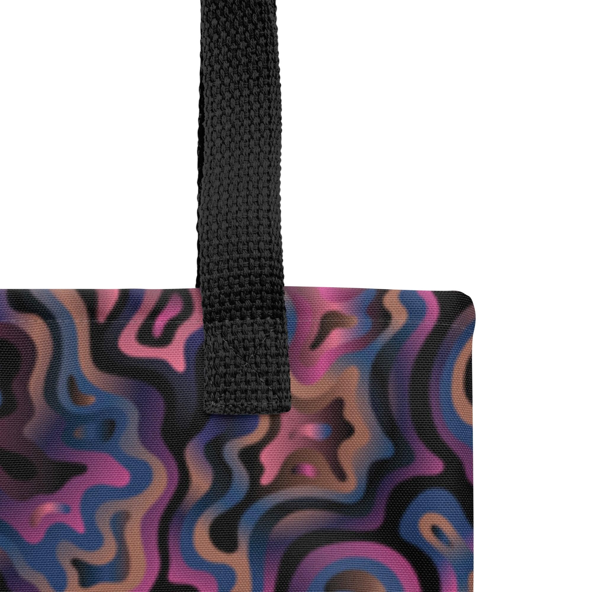 Illusionary Elegance: Twin Dollar's Delusion Design Tote Bags - TWIN DOLLAR