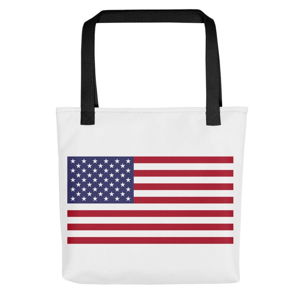 Proudly Patriotic: Twin Dollar's American Flag Design Tote Bag - TWIN DOLLAR