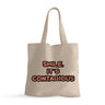 Smile Small Tote Bag - Funny Shopping Bag - Cool Trendy Tote Bag